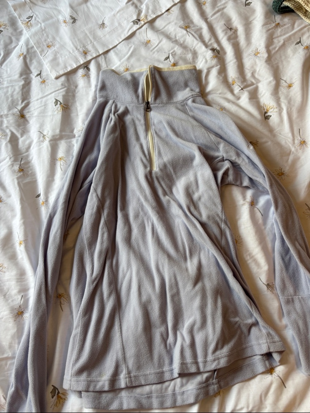 Columbia Light Purple Half-Zip Fleece Pullover